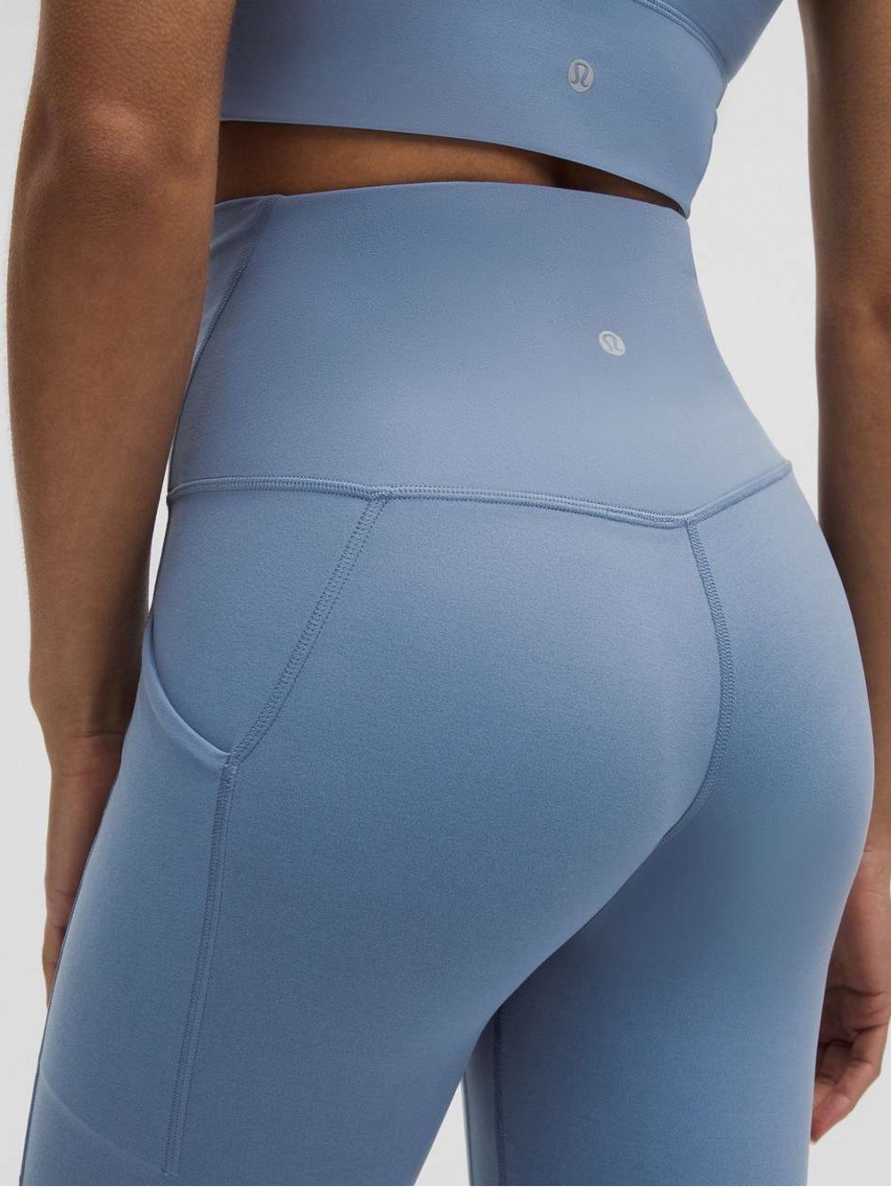 NWT Lululemon Align HR Pant w/Pockets 28” Size 4 Washed Denim - Picture 3 of 10